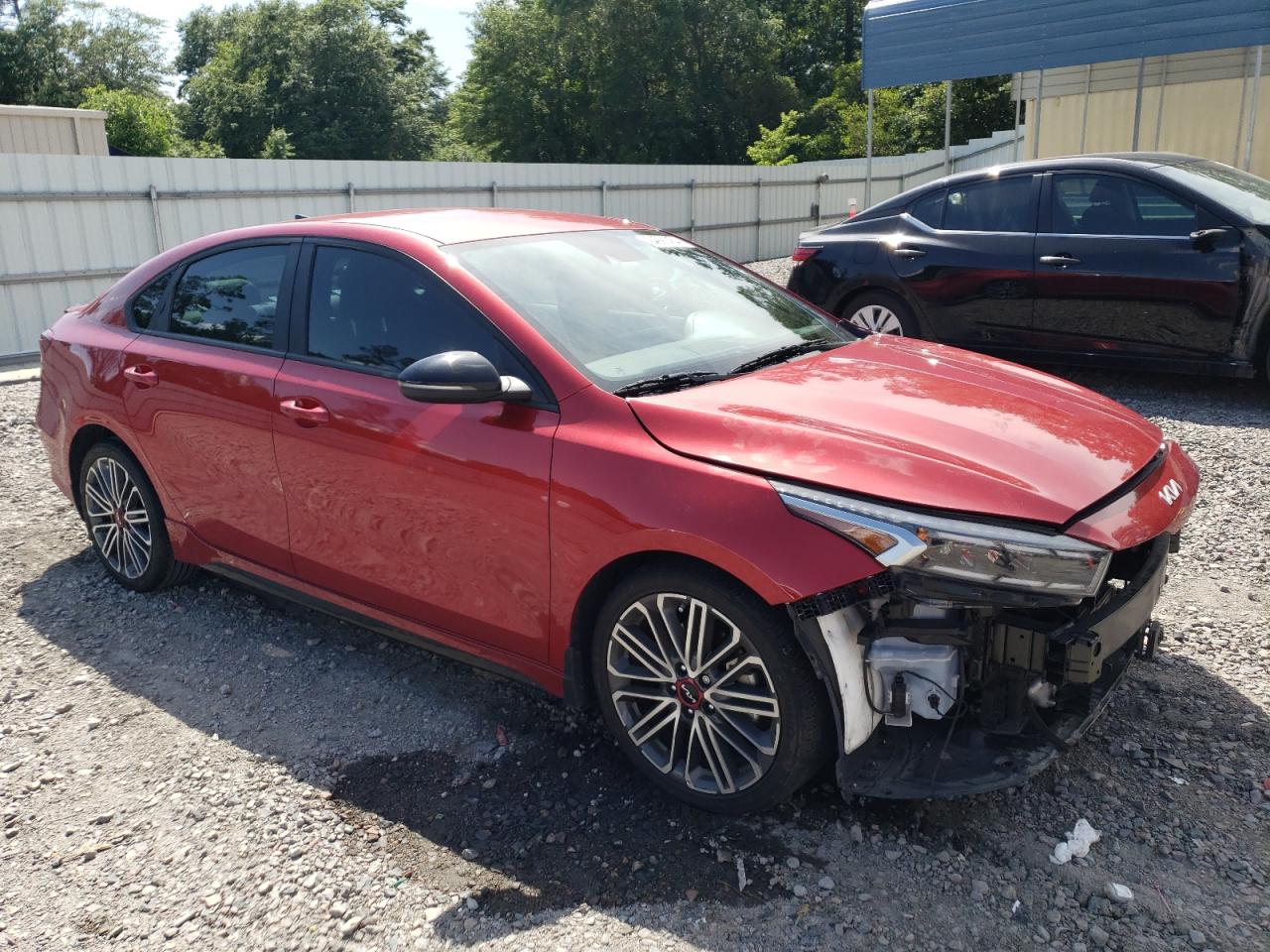 2022 KIA FORTE GT VIN:3KPF44AC2NE495556