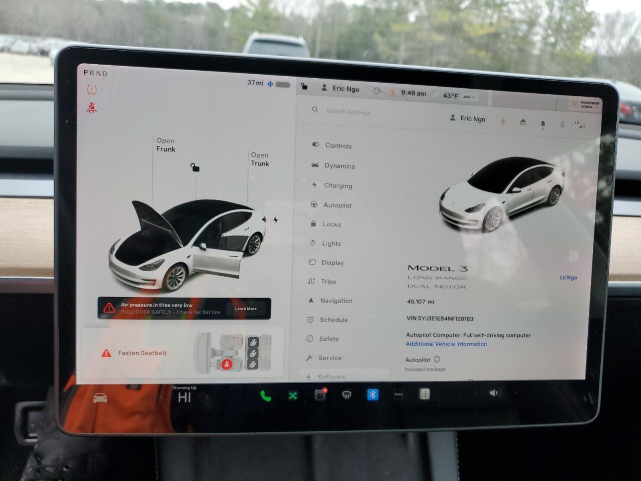 2022 TESLA MODEL 3  VIN:5YJ3E1EB4NF128183