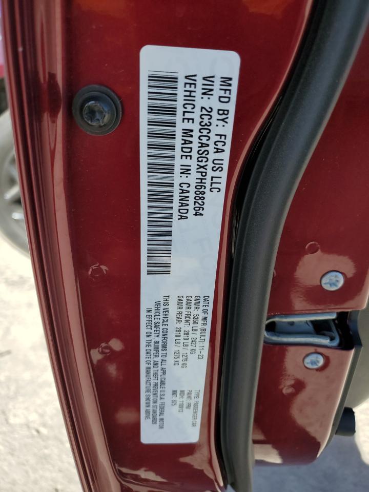 2023 CHRYSLER 300 TOURING L VIN:2C3CCASGXPH688264