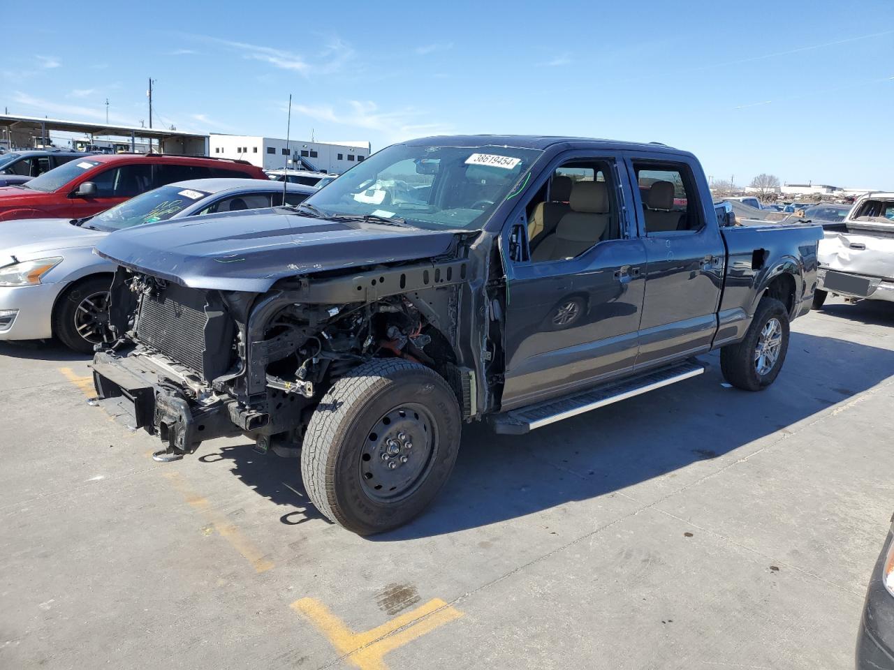 2022 FORD F150 SUPERCREW VIN:1FTFW1E84NFA09818