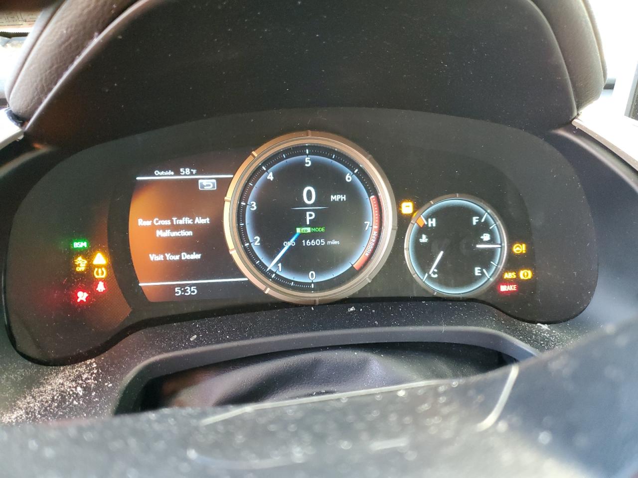 2022 LEXUS RX 350 F SPORT VIN:2T2SZMDA1NC365935