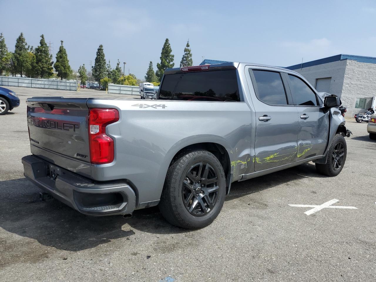 2022 CHEVROLET SILVERADO LTD K1500 RST VIN:1GCUYEET2NZ203632