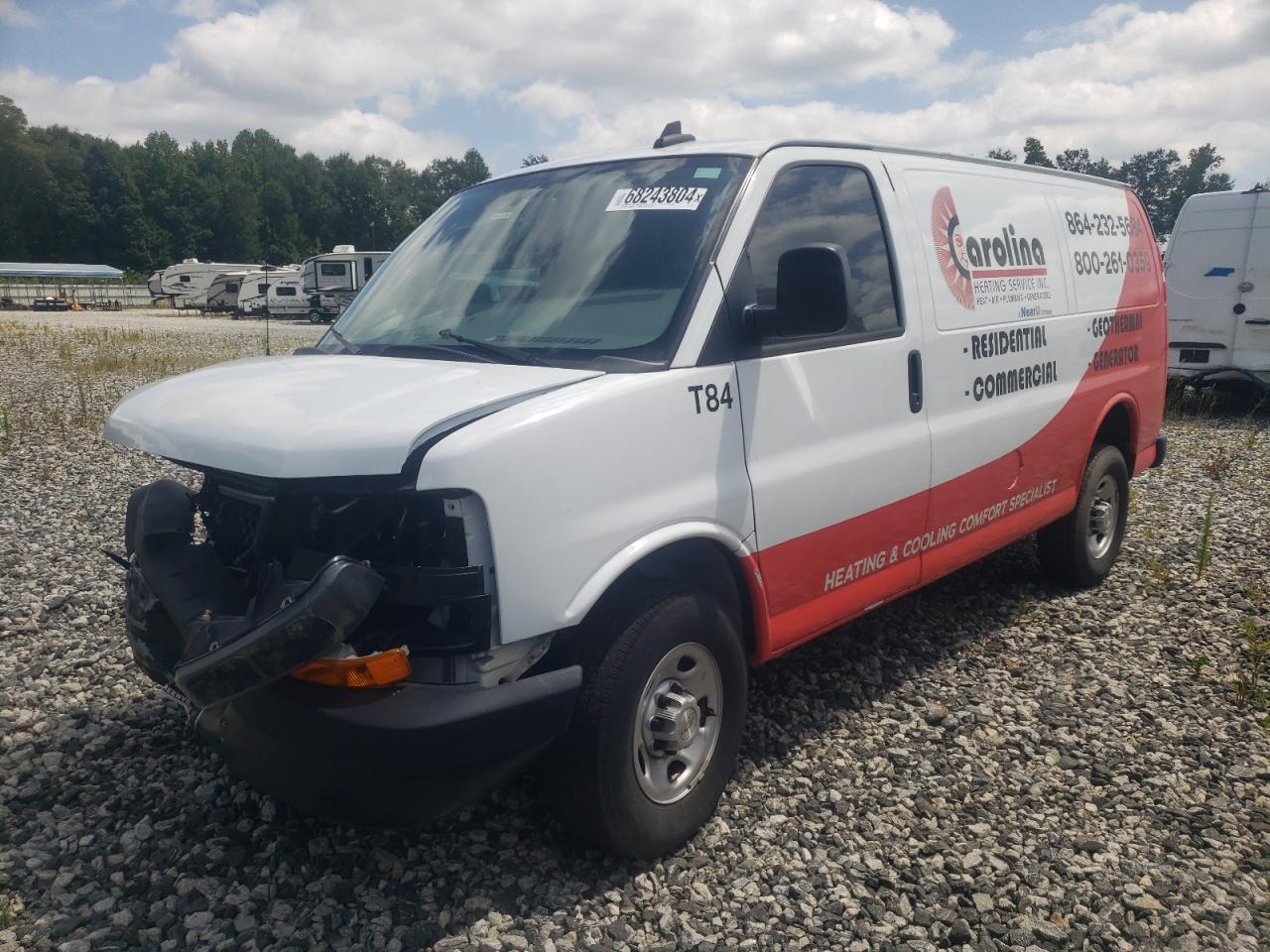 2022 CHEVROLET EXPRESS G2500  VIN:1GCWGAF72N1198517