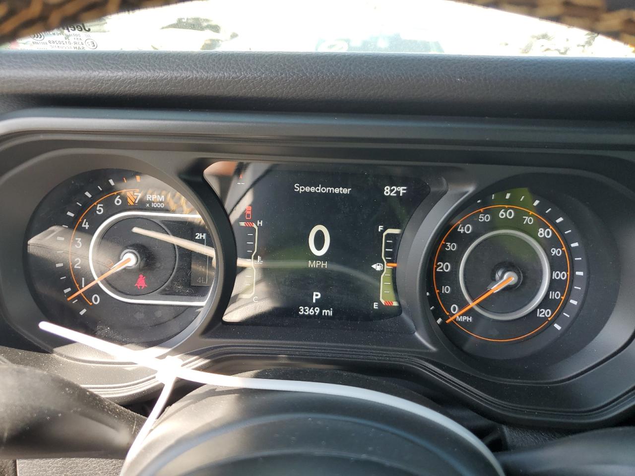 2024 JEEP GLADIATOR SPORT VIN:1C6HJTAG9RL119665