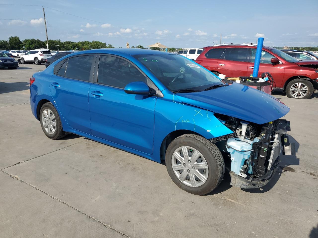 2023 KIA RIO LX VIN:3KPA24AD7PE597950