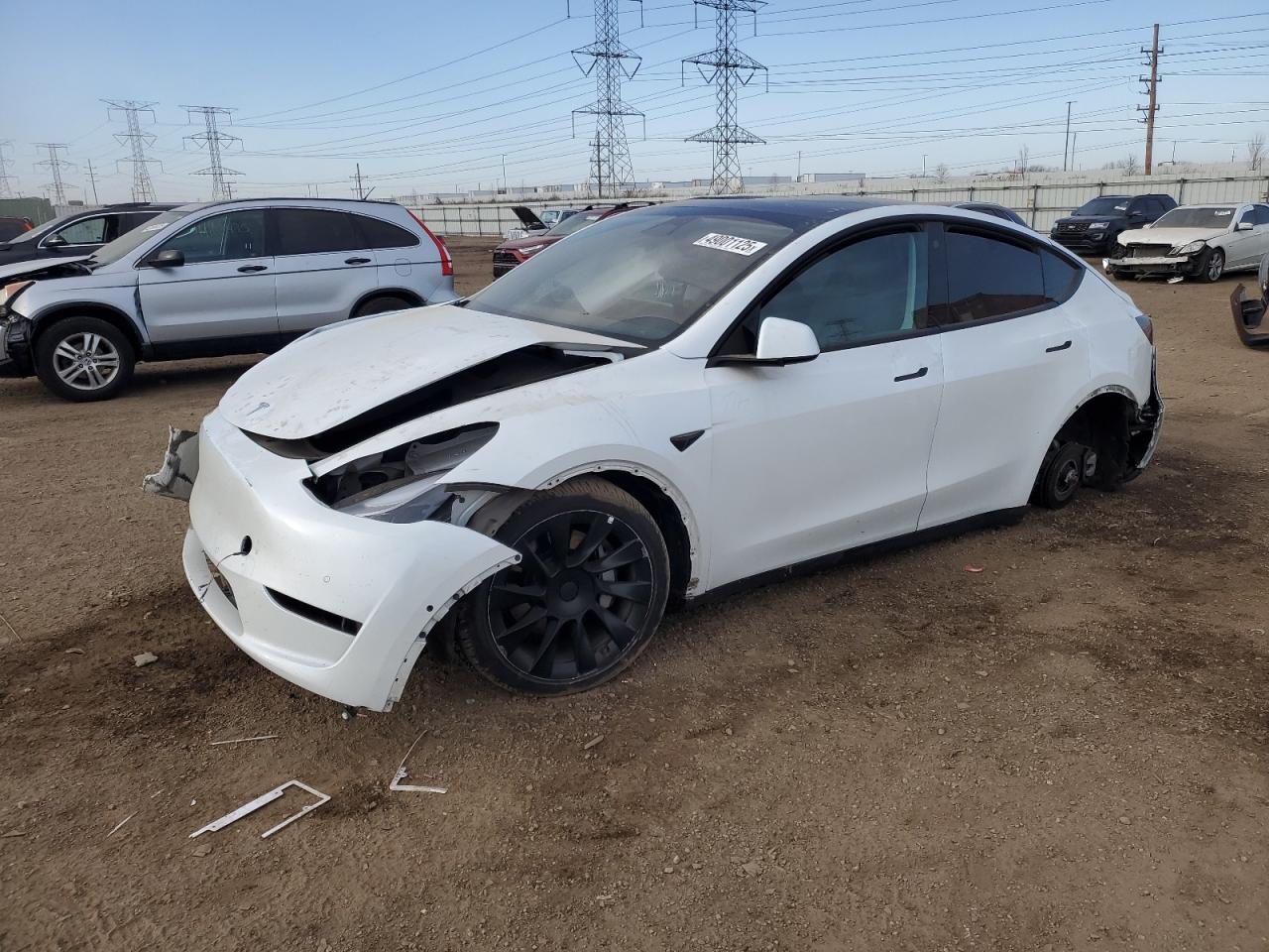 2022 TESLA MODEL Y  VIN:7SAYGAEE1NF540574