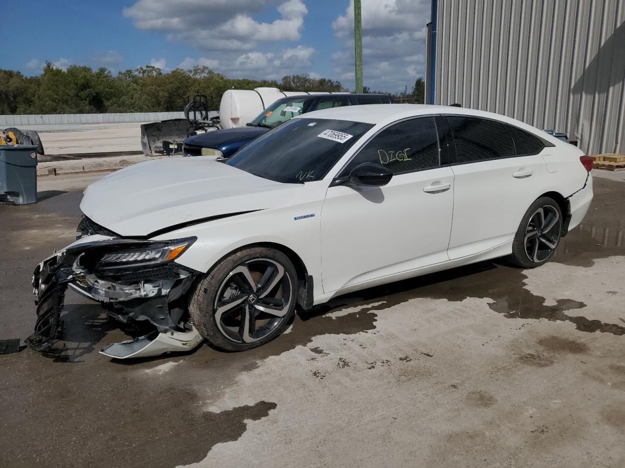 2022 HONDA ACCORD HYBRID SPORT VIN:1HGCV3F20NA043281