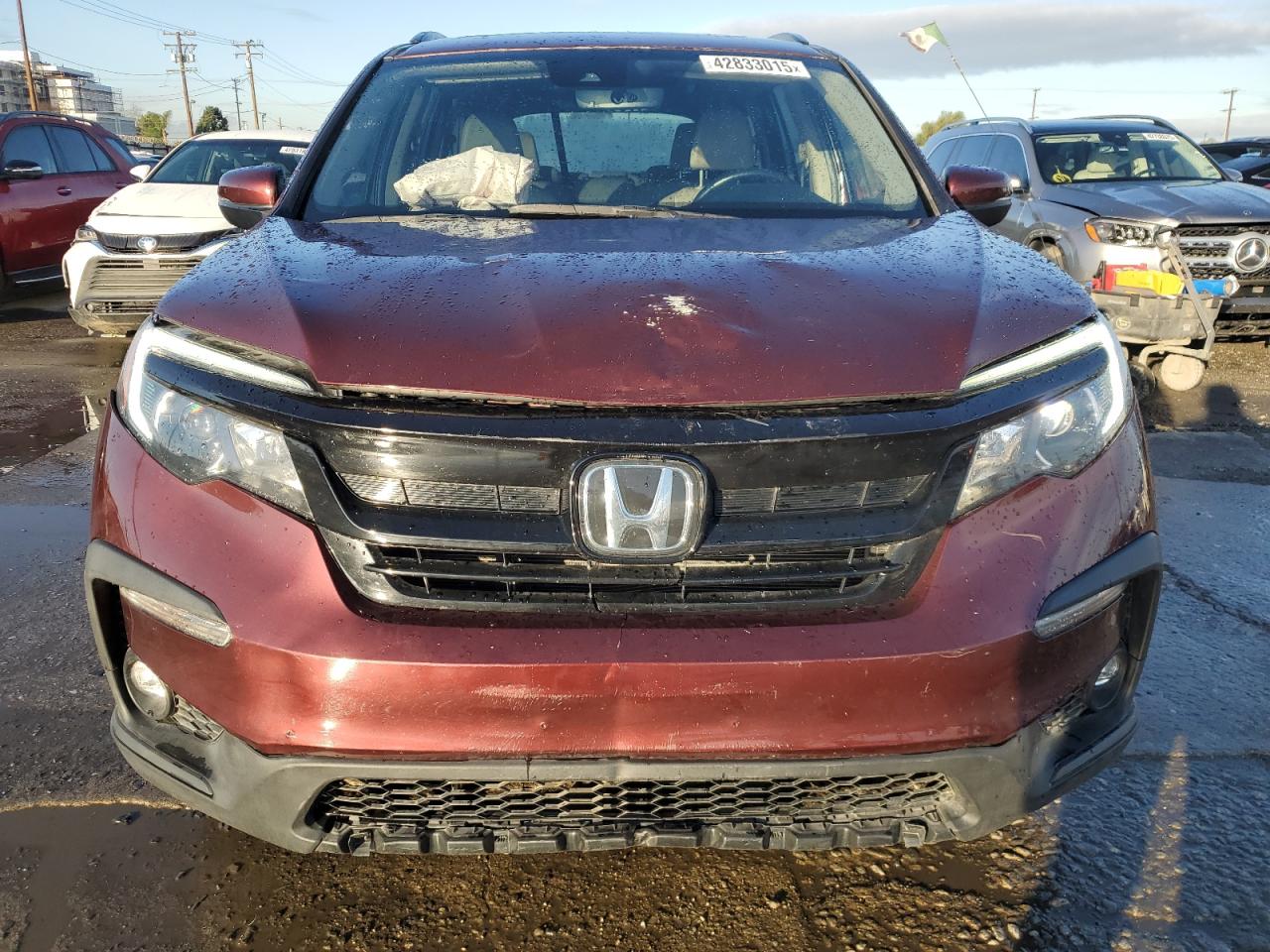 2022 HONDA PILOT SE VIN:5FNYF5H20NB021685