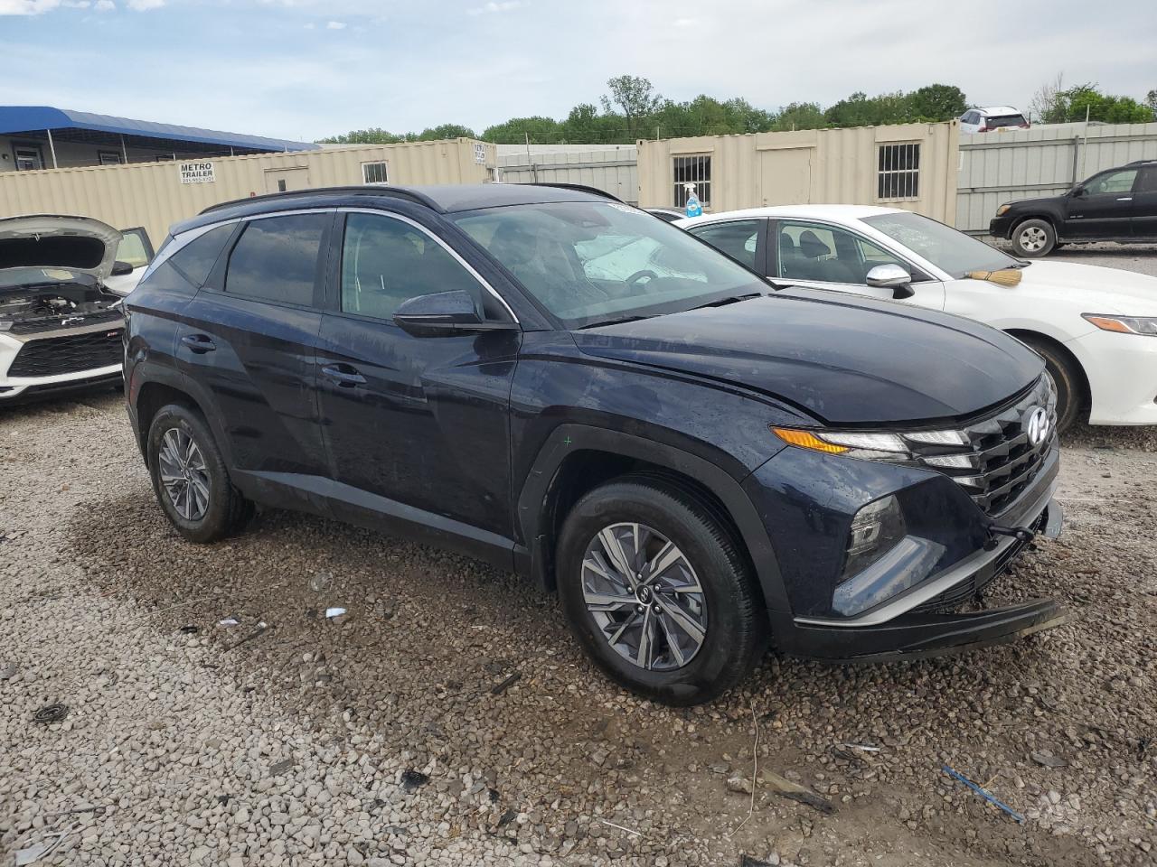 2022 HYUNDAI TUCSON BLUE VIN:KM8JBCA10NU060203