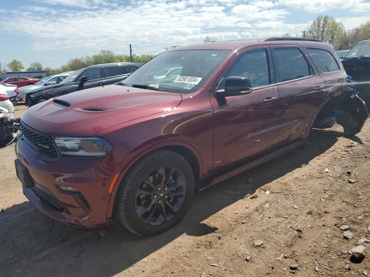 2023 DODGE DURANGO GT VIN:1C4RDJDG2PC605977