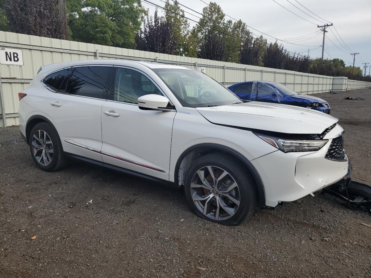 2022 ACURA MDX TECHNOLOGY VIN:5J8YE1H45NL038171