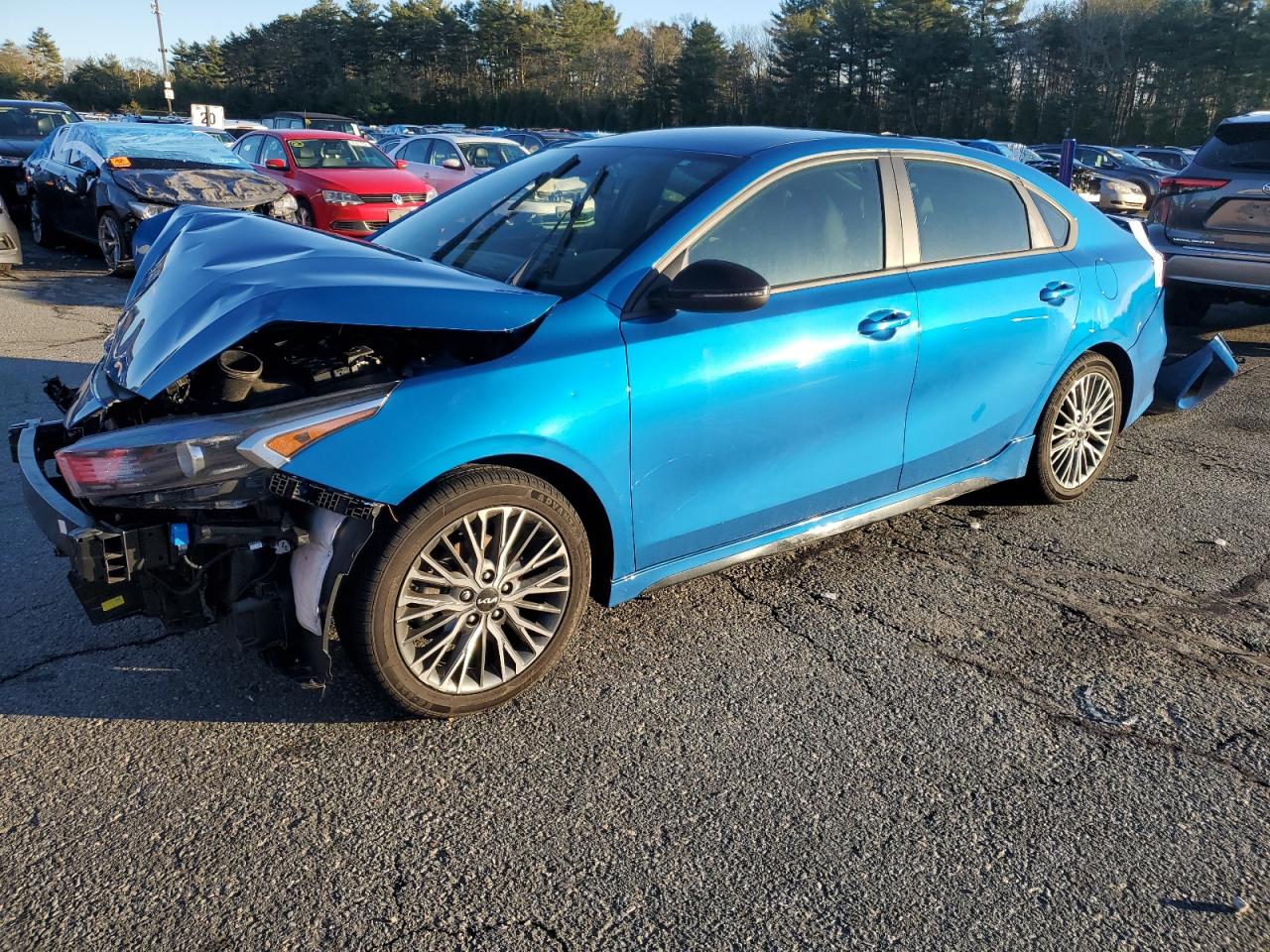 2022 KIA FORTE GT LINE VIN:3KPF54AD5NE439679