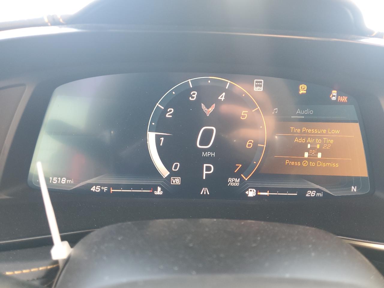 2022 CHEVROLET CORVETTE STINGRAY 3LT VIN:1G1YC2D48N5112678