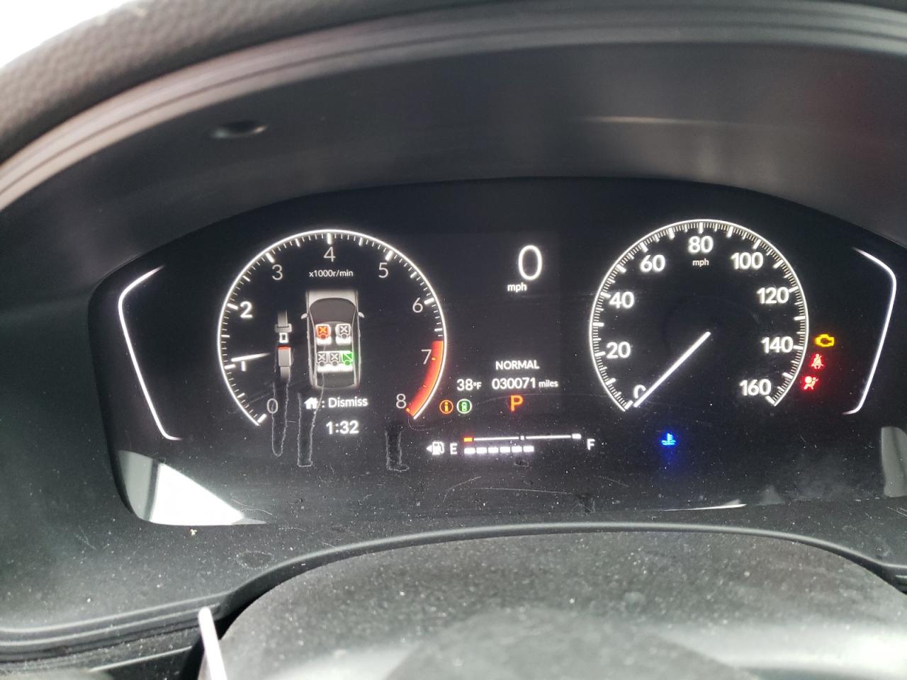 2023 HONDA CIVIC SPORT VIN:2HGFE2F57PH530127