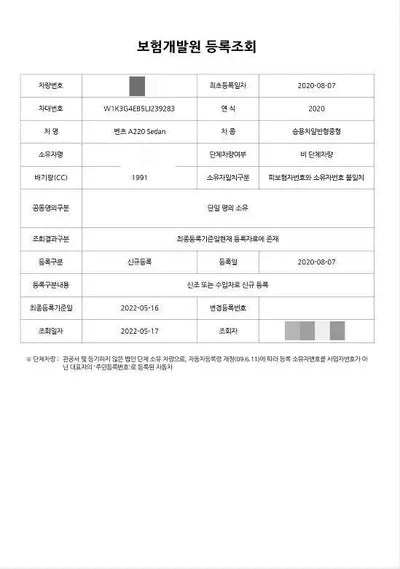 2020 Mercedes-Benz A 220 W1K3G4EB5LJ239283 VIN:W1K3G4EB5LJ239283