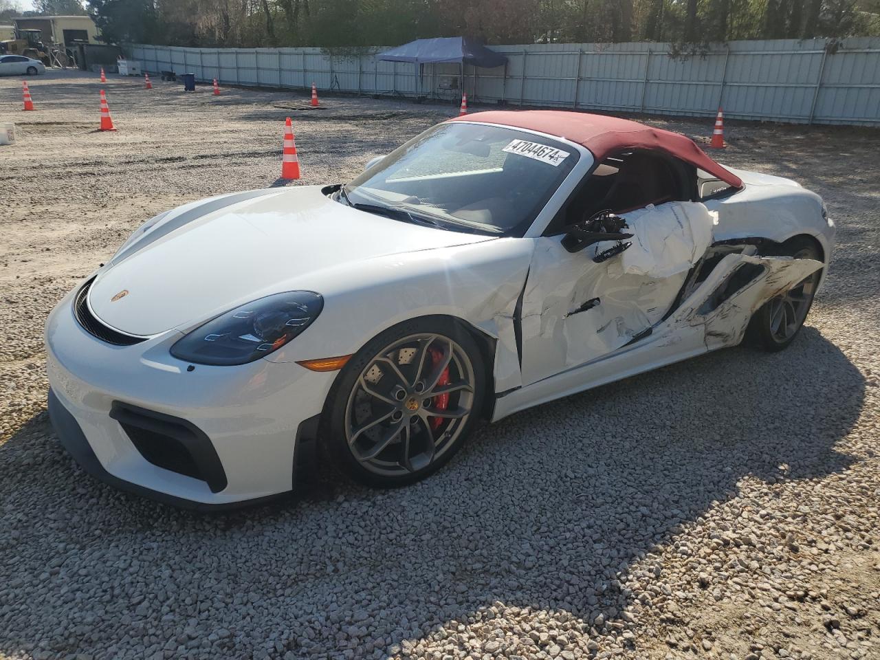2022 PORSCHE BOXSTER SPYDER VIN:WP0CC2A8XNS235344