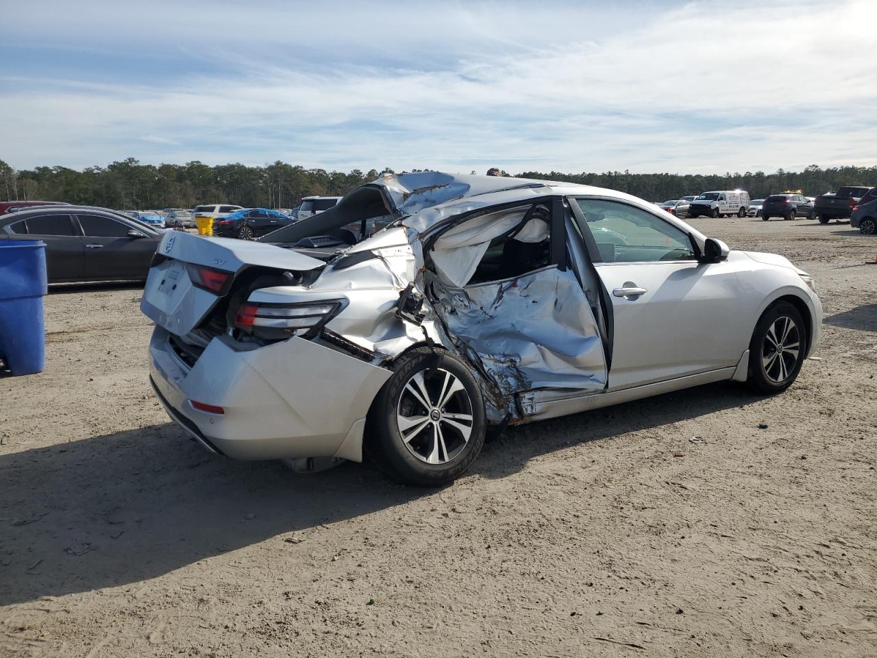 2022 NISSAN SENTRA SV VIN:3N1AB8CV7NY231191