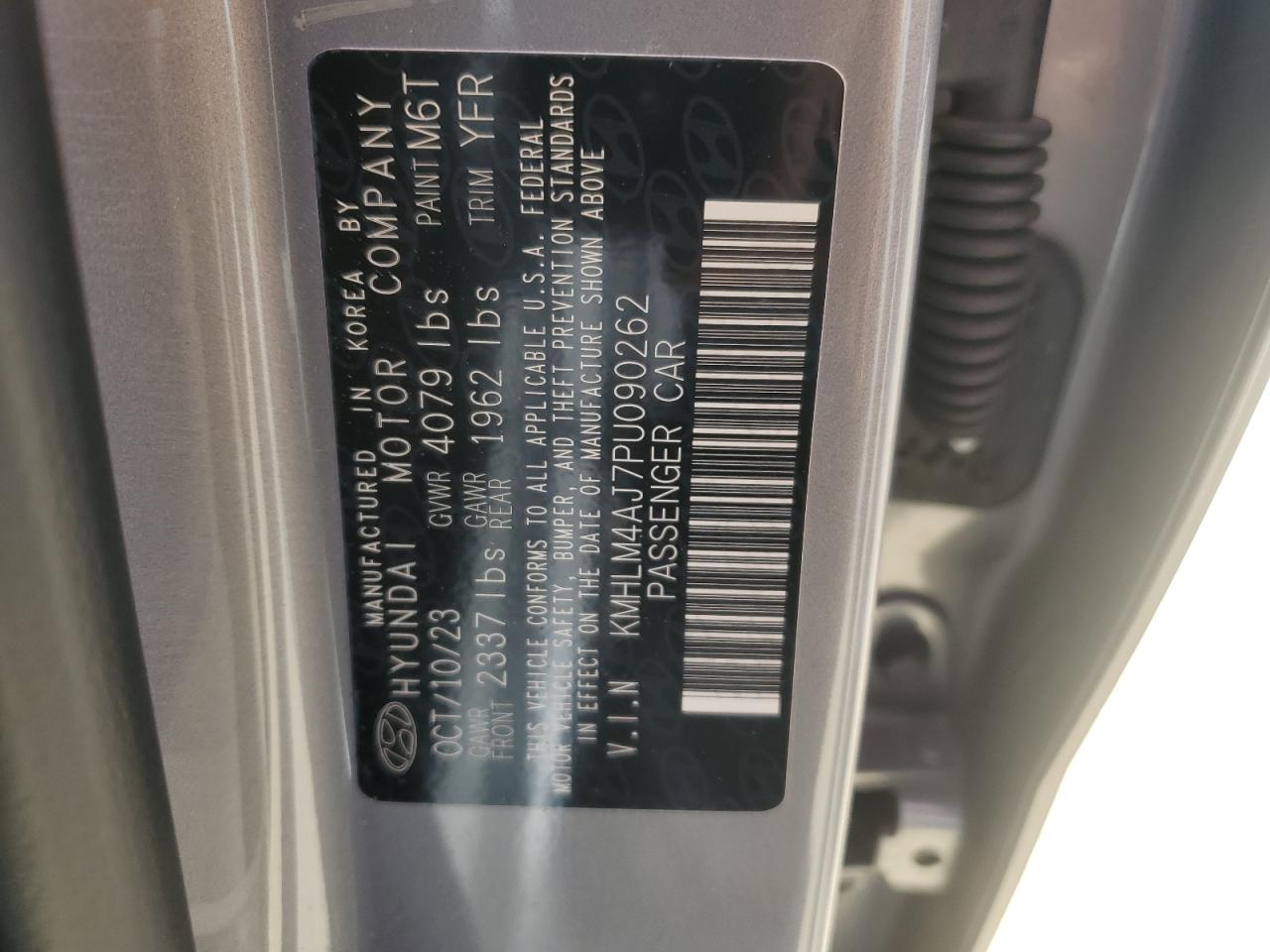 2023 HYUNDAI ELANTRA BLUE VIN:KMHLM4AJ7PU090262