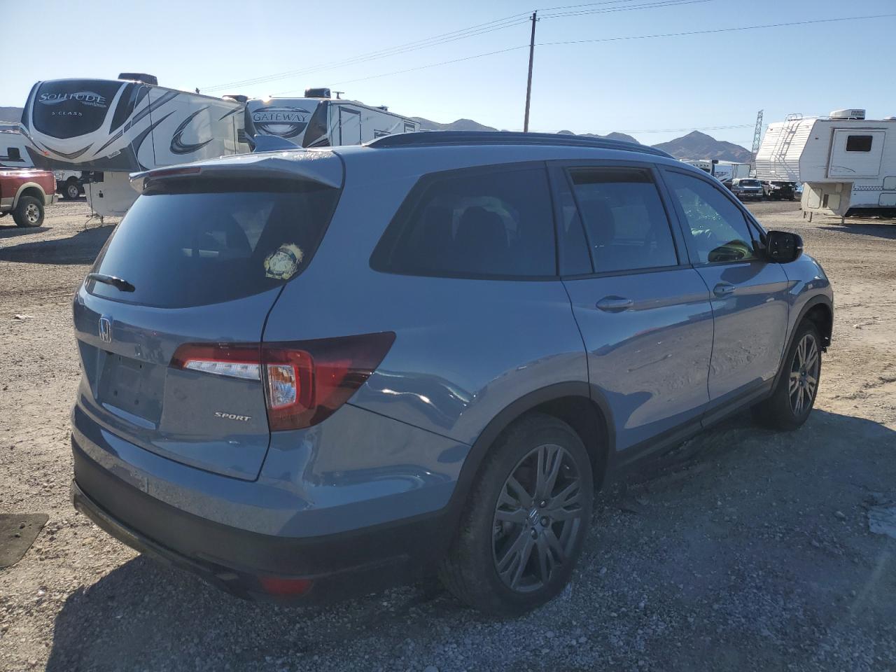 2022 HONDA PILOT SPORT VIN:5FNYF5H36NB022168