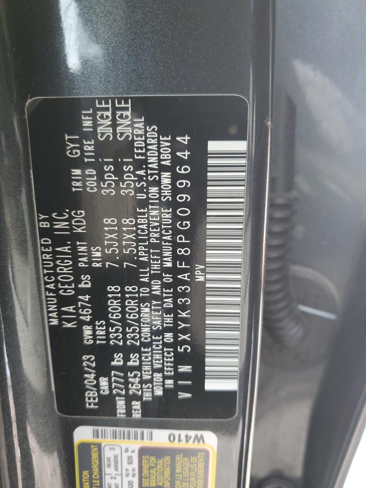 2023 KIA SPORTAGE EX VIN:5XYK33AF8PG099644