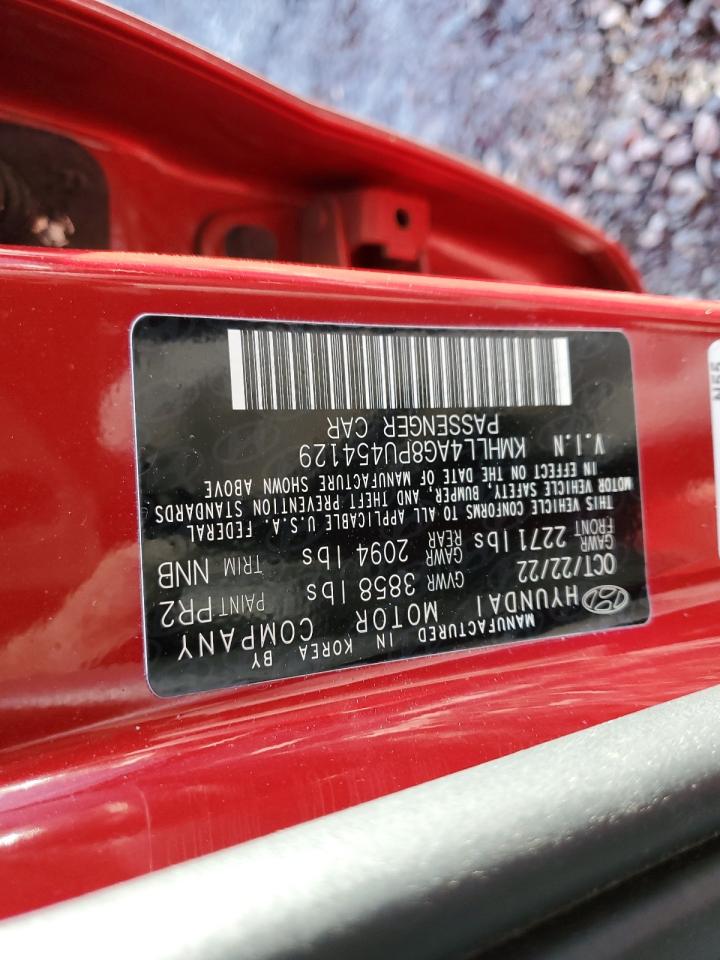 2023 HYUNDAI ELANTRA SE VIN:KMHLL4AG8PU454129