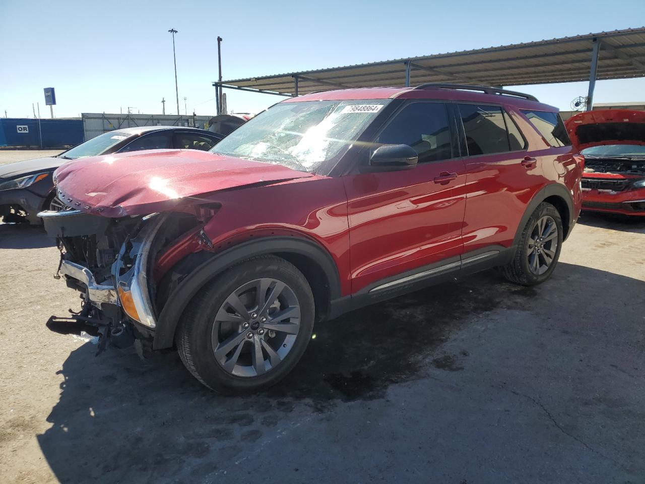2023 FORD EXPLORER XLT VIN:1FMSK7DH9PGA48864
