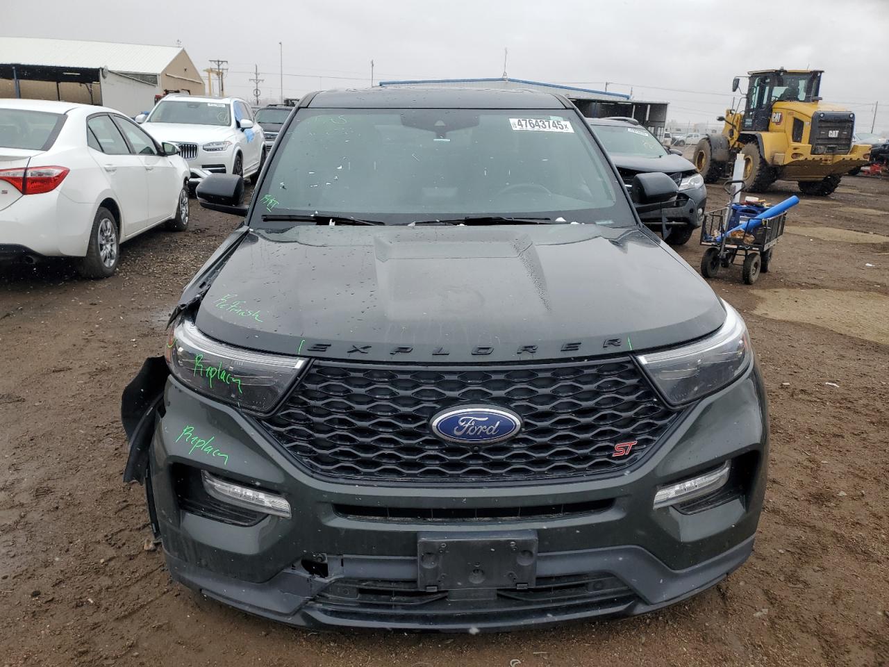 2022 FORD EXPLORER ST VIN:1FM5K8GC6NGB02881