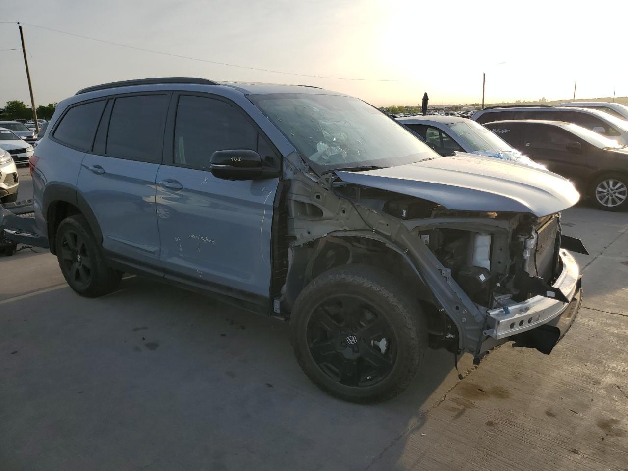 2022 HONDA PILOT TRAILSPORT VIN:5FNYF6H8XNB027195