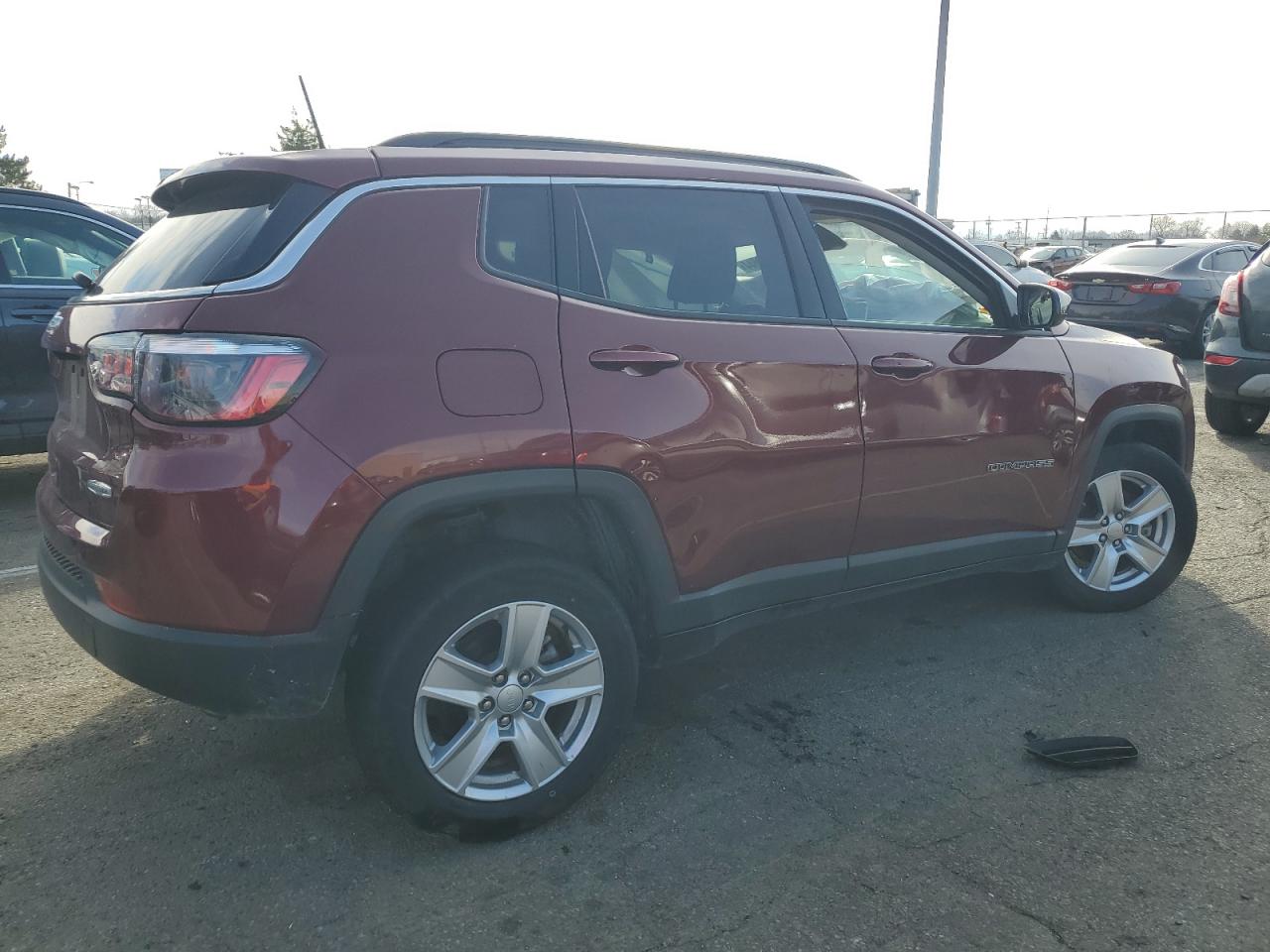 2022 JEEP COMPASS LATITUDE VIN:3C4NJDBB0NT165081