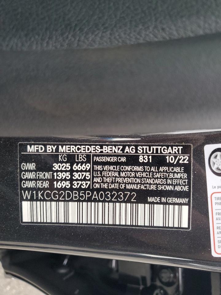 2023 MERCEDES-BENZ EQS SEDAN 450+ VIN:W1KCG2DB5PA032372