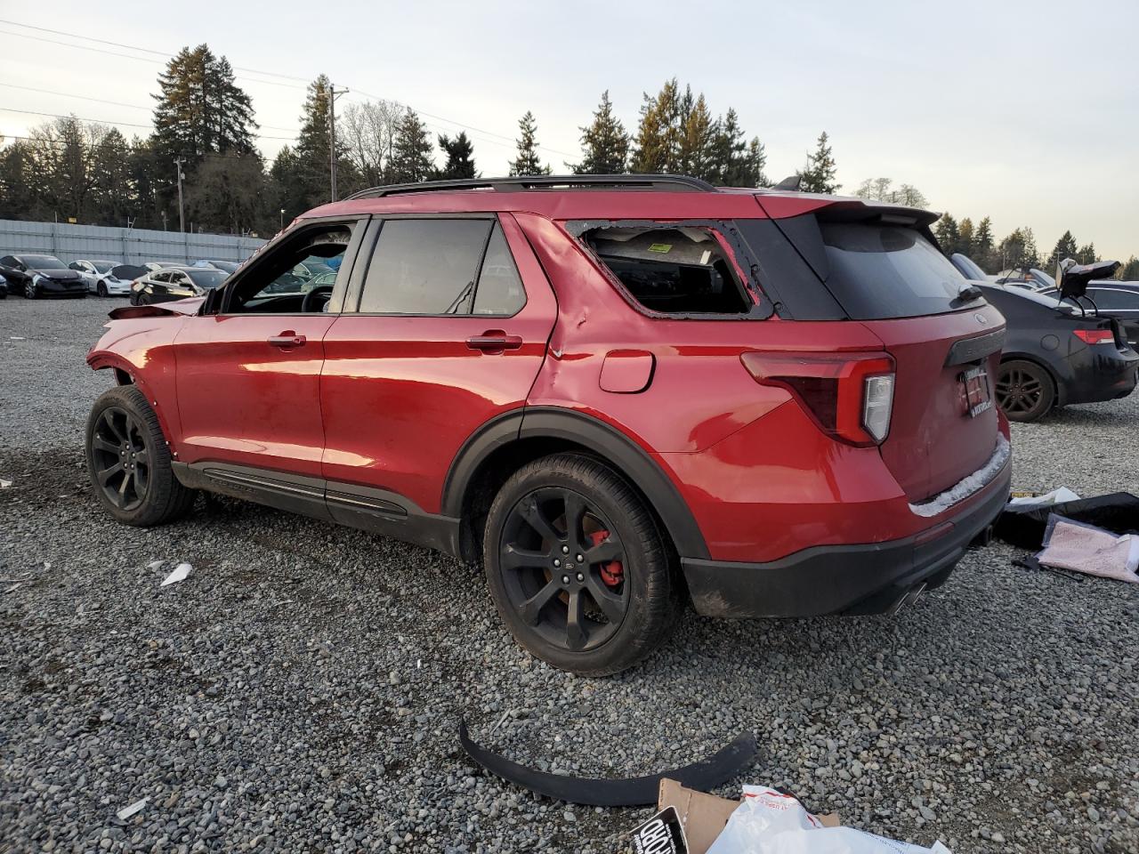 2023 FORD EXPLORER ST VIN:1FM5K8GC2PGA75536