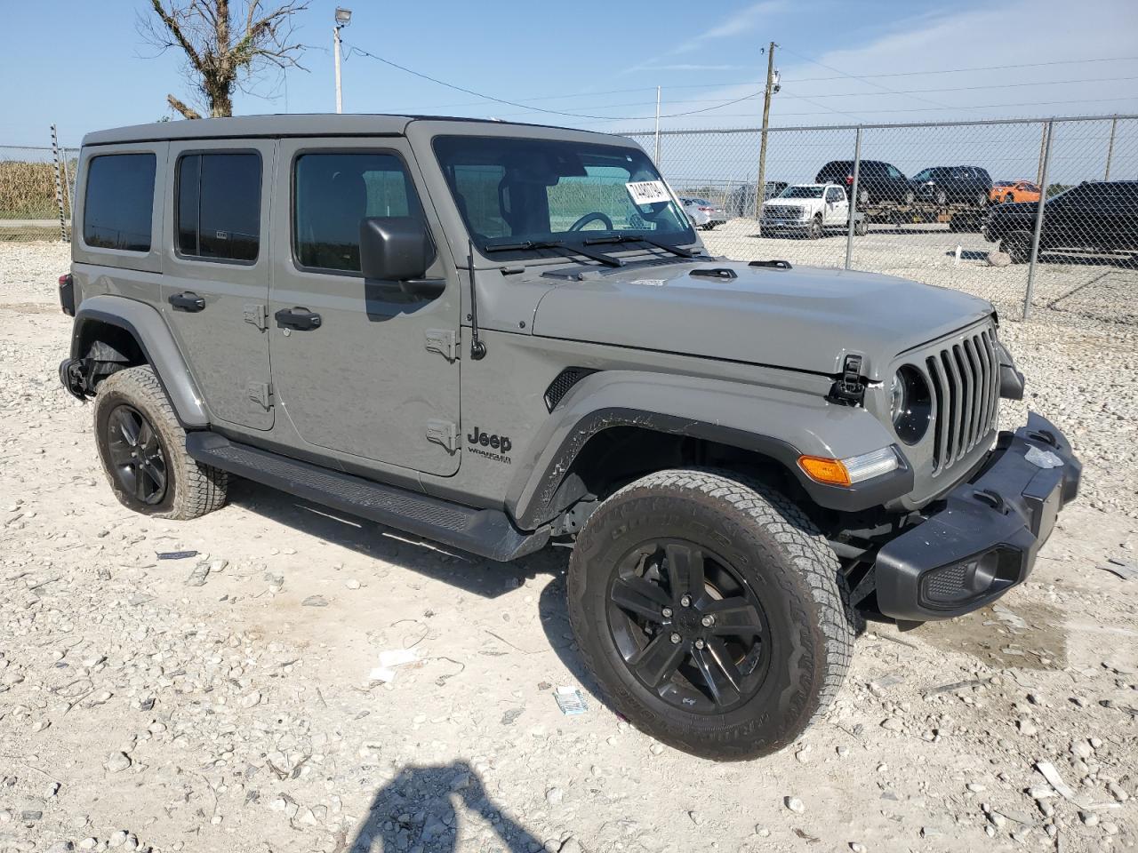 2022 JEEP WRANGLER UNLIMITED SAHARA VIN:1C4HJXEN7NW232676