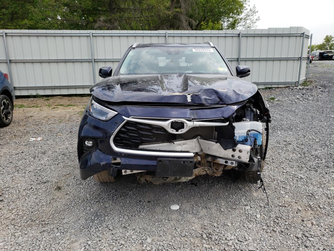 2022 TOYOTA HIGHLANDER XLE VIN:5TDGZRBH2NS247164