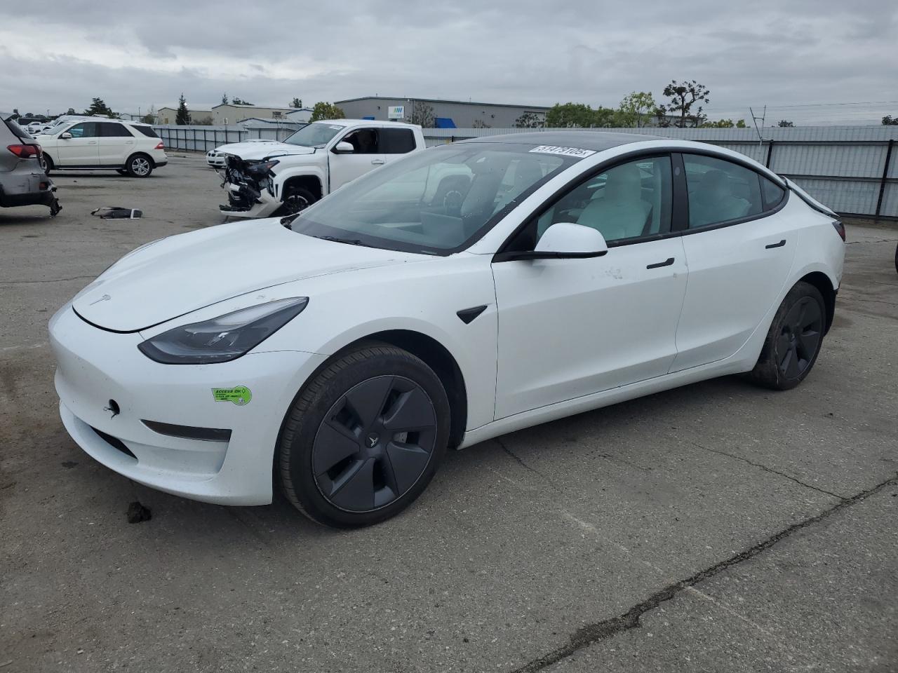 2022 TESLA MODEL 3  VIN:5YJ3E1EA8NF327275