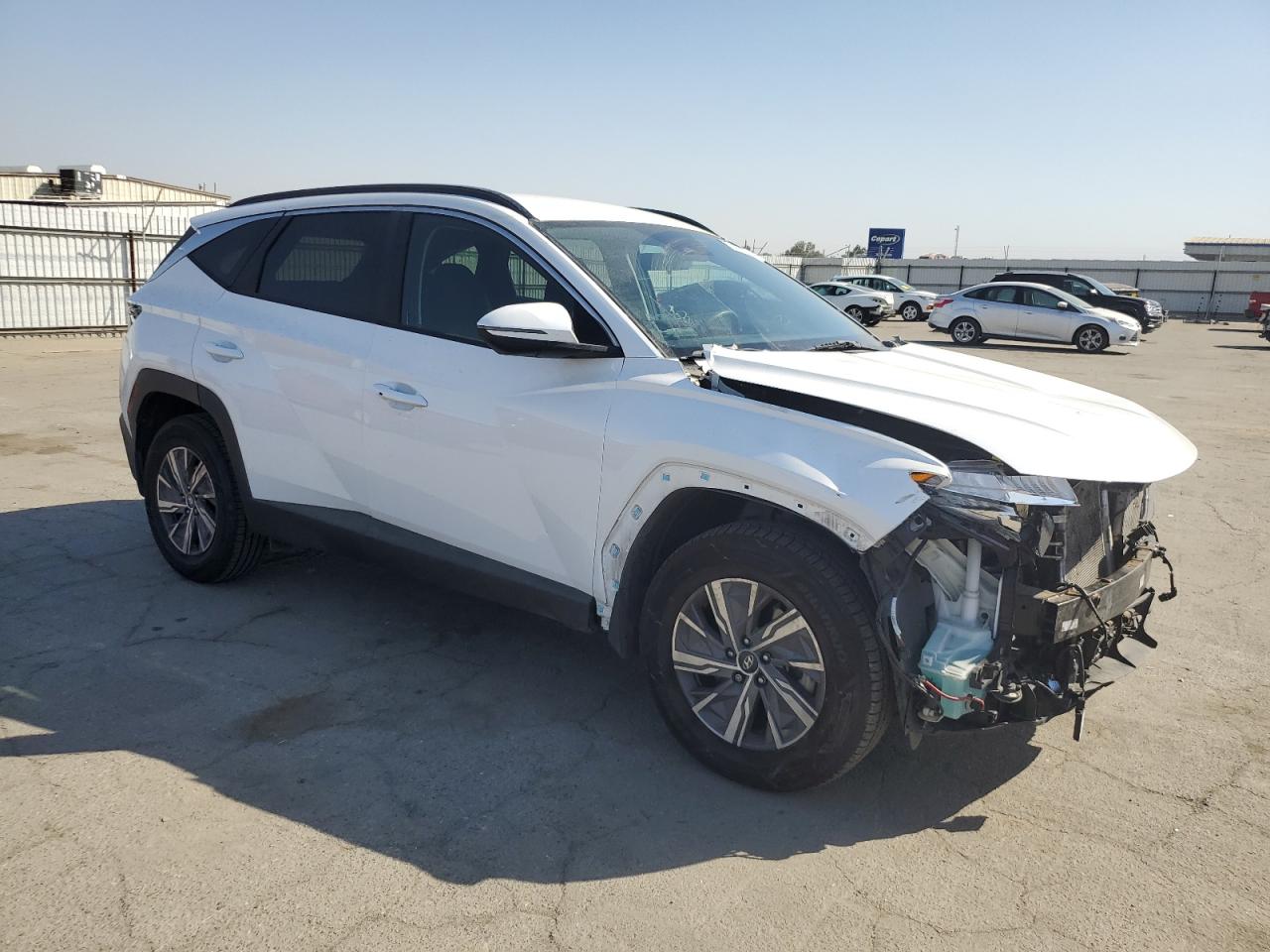 2022 HYUNDAI TUCSON BLUE VIN:KM8JBCA19NU063424