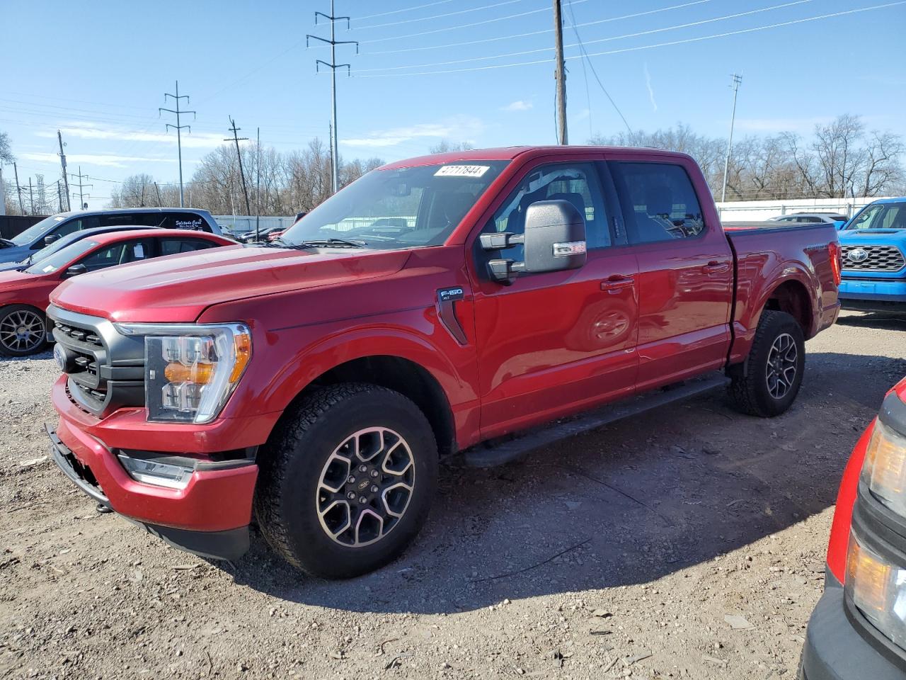 2022 FORD F150 SUPERCREW VIN:1FTFW1E81NKF15730