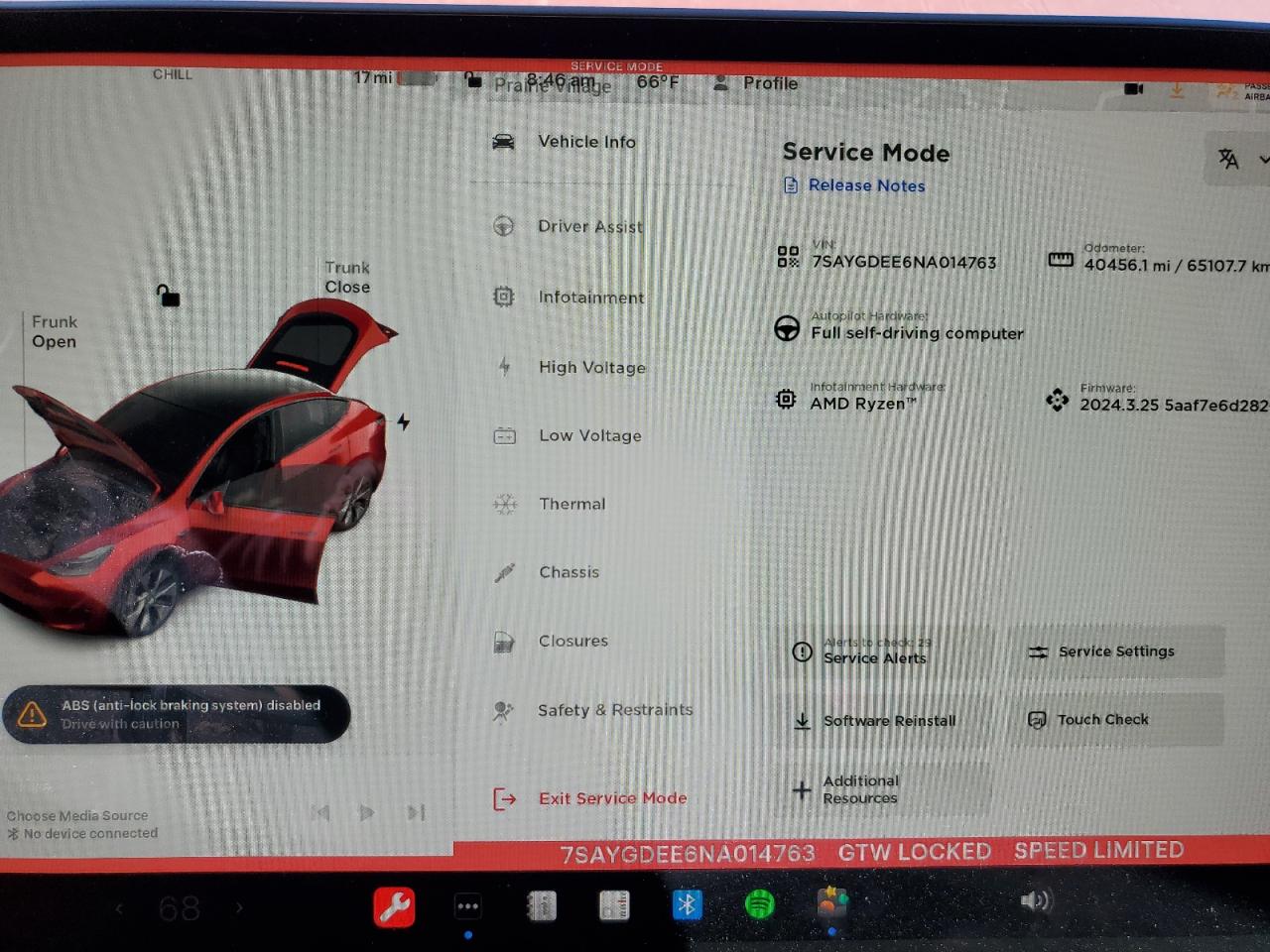 2022 TESLA MODEL Y  VIN:7SAYGDEE6NA014763