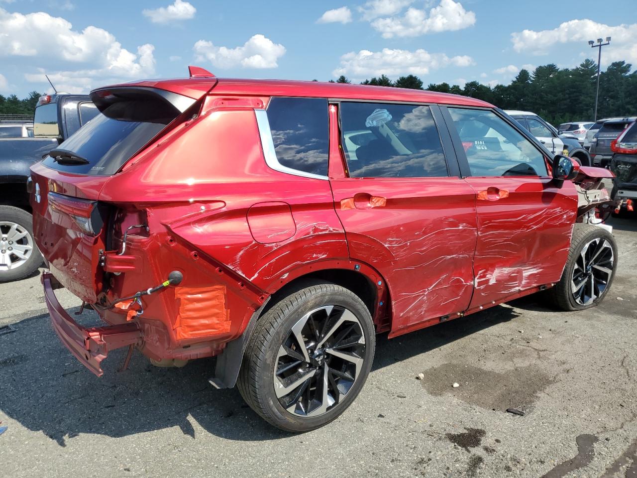 2022 MITSUBISHI OUTLANDER ES VIN:JA4J4TA83NZ033120