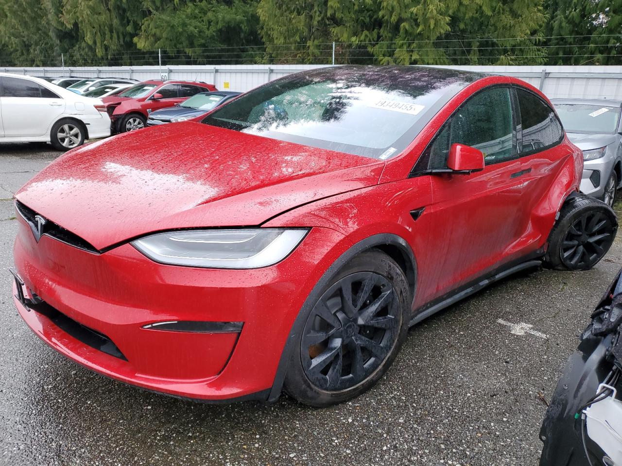 2022 TESLA MODEL X  VIN:7SAXCBE62NF339191