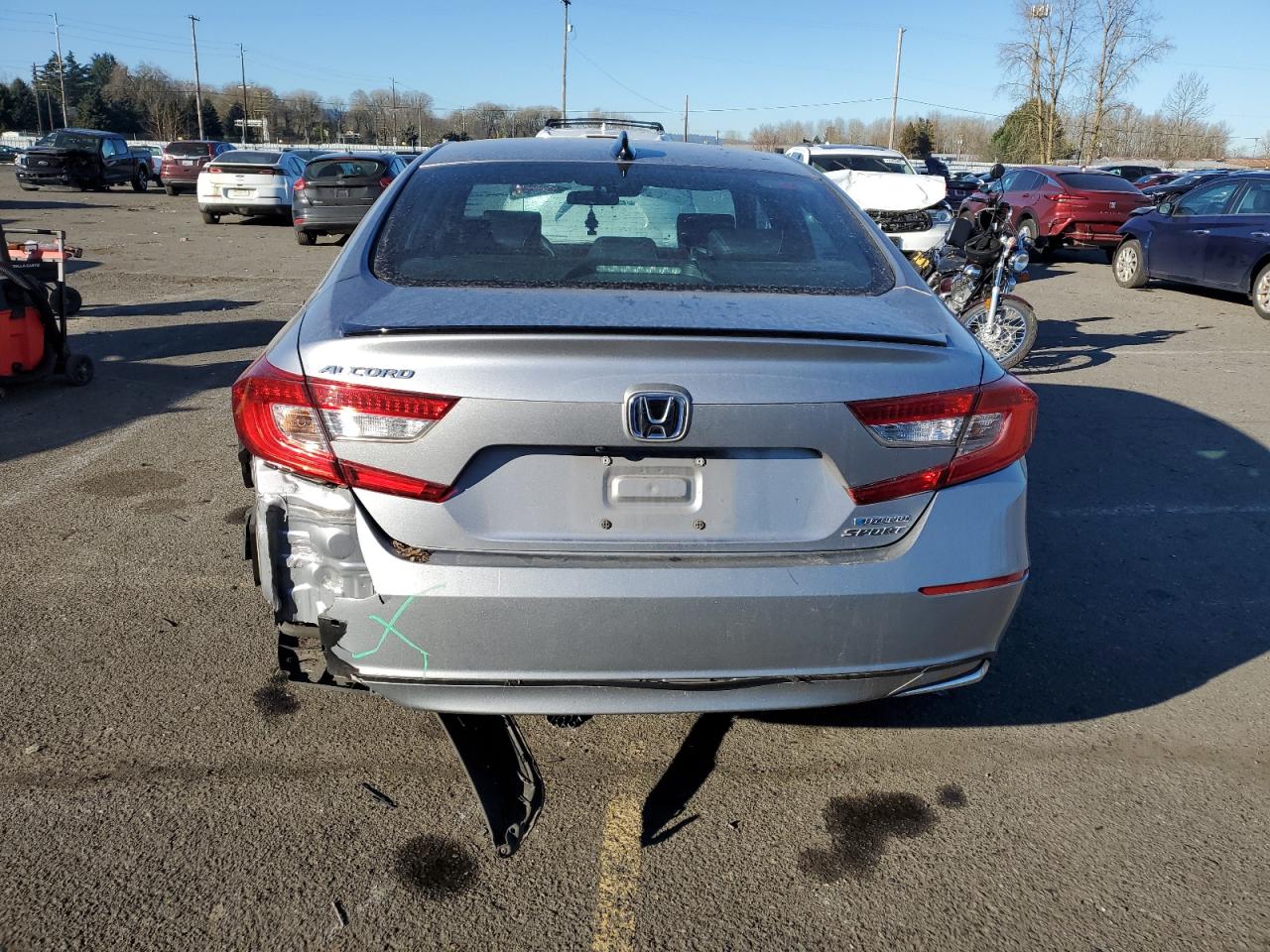 2022 HONDA ACCORD HYBRID SPORT VIN:1HGCV3F20NA027811