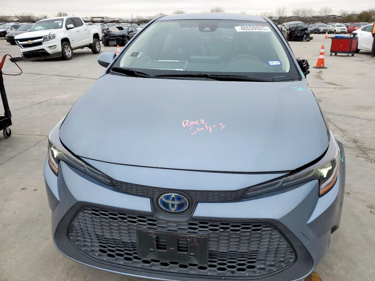 2022 TOYOTA COROLLA LE VIN:JTDEAMDE7NJ054851