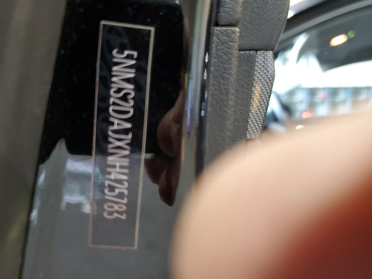 2022 HYUNDAI SANTA FE SEL VIN:5NMS2DAJXNH425783