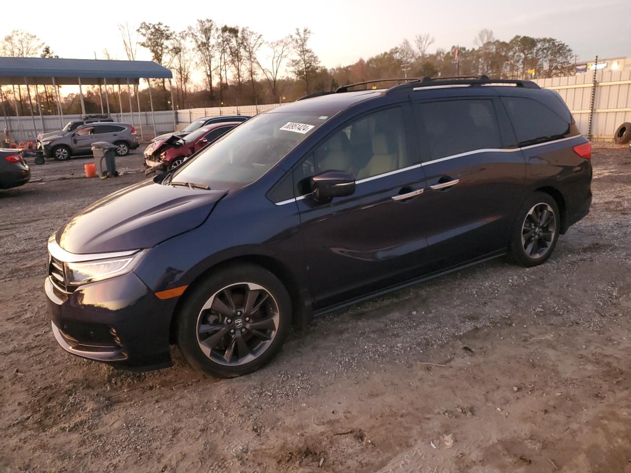2022 HONDA ODYSSEY ELITE VIN:5FNRL6H99NB011964