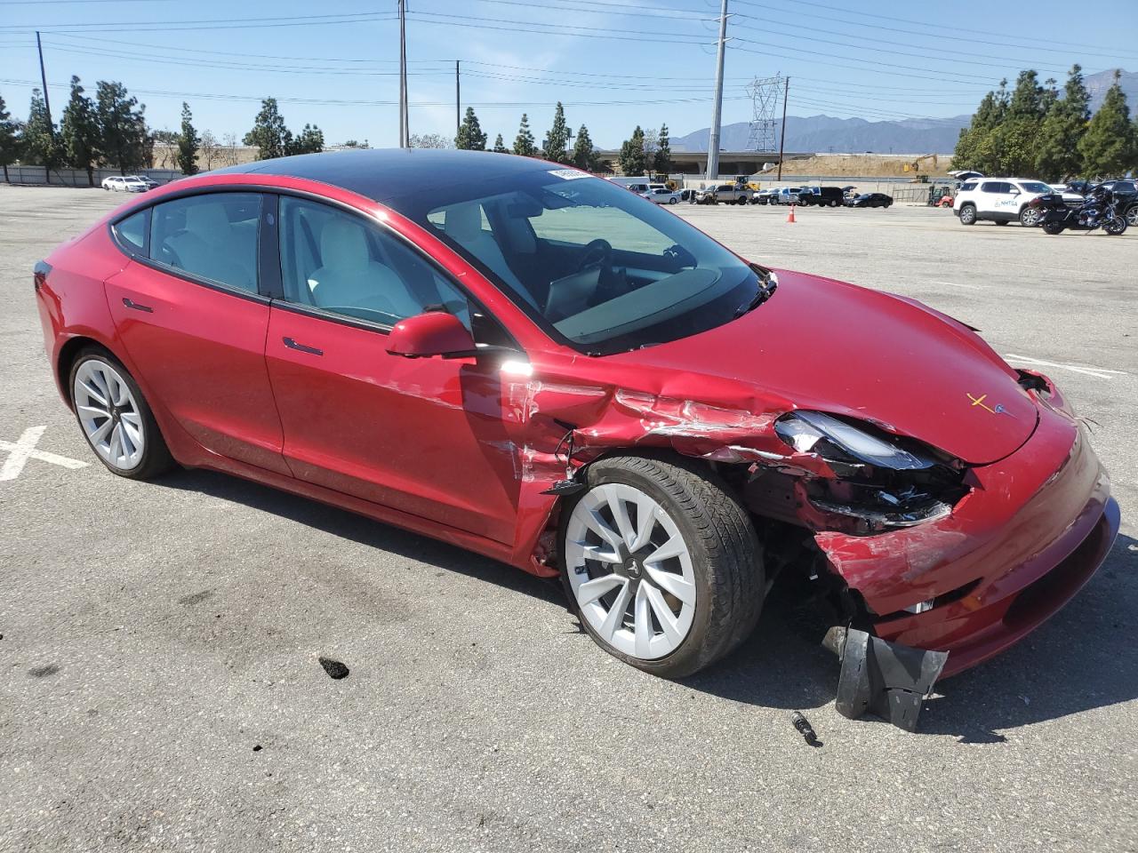 2022 TESLA MODEL 3  VIN:5YJ3E1EB6NF182567