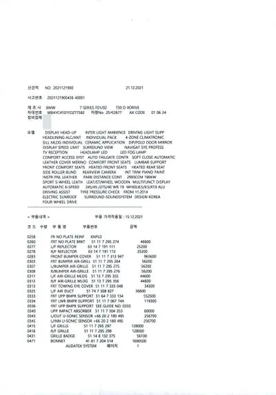 2015 BMW 730 WBAYC4101FDZ77582 VIN:WBAYC4101FDZ77582