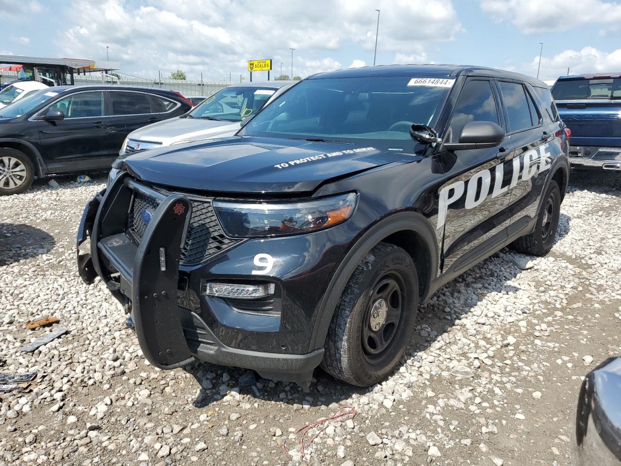 2022 FORD EXPLORER POLICE INTERCEPTOR VIN:1FM5K8AB4NGC24431