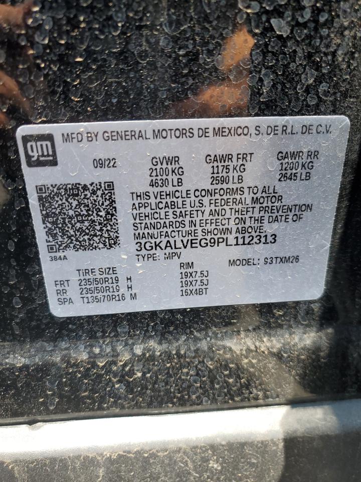 2023 GMC TERRAIN SLT VIN:3GKALVEG9PL112313