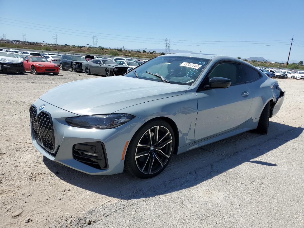 2022 BMW 430I  VIN:WBA53AP01NCH84963