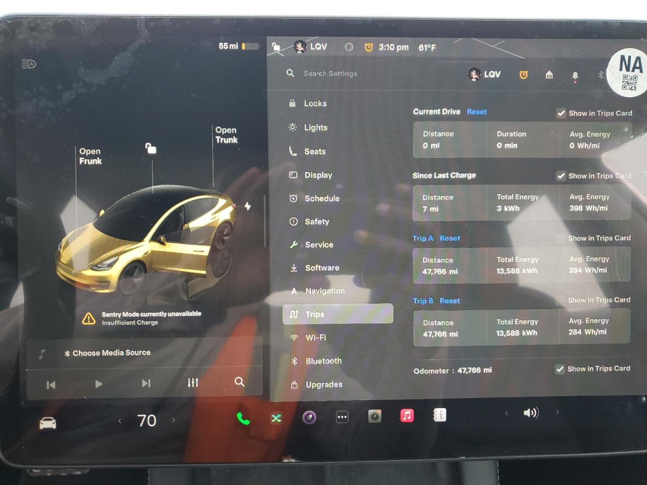 2023 TESLA MODEL 3  VIN:5YJ3E1EB1PF708140