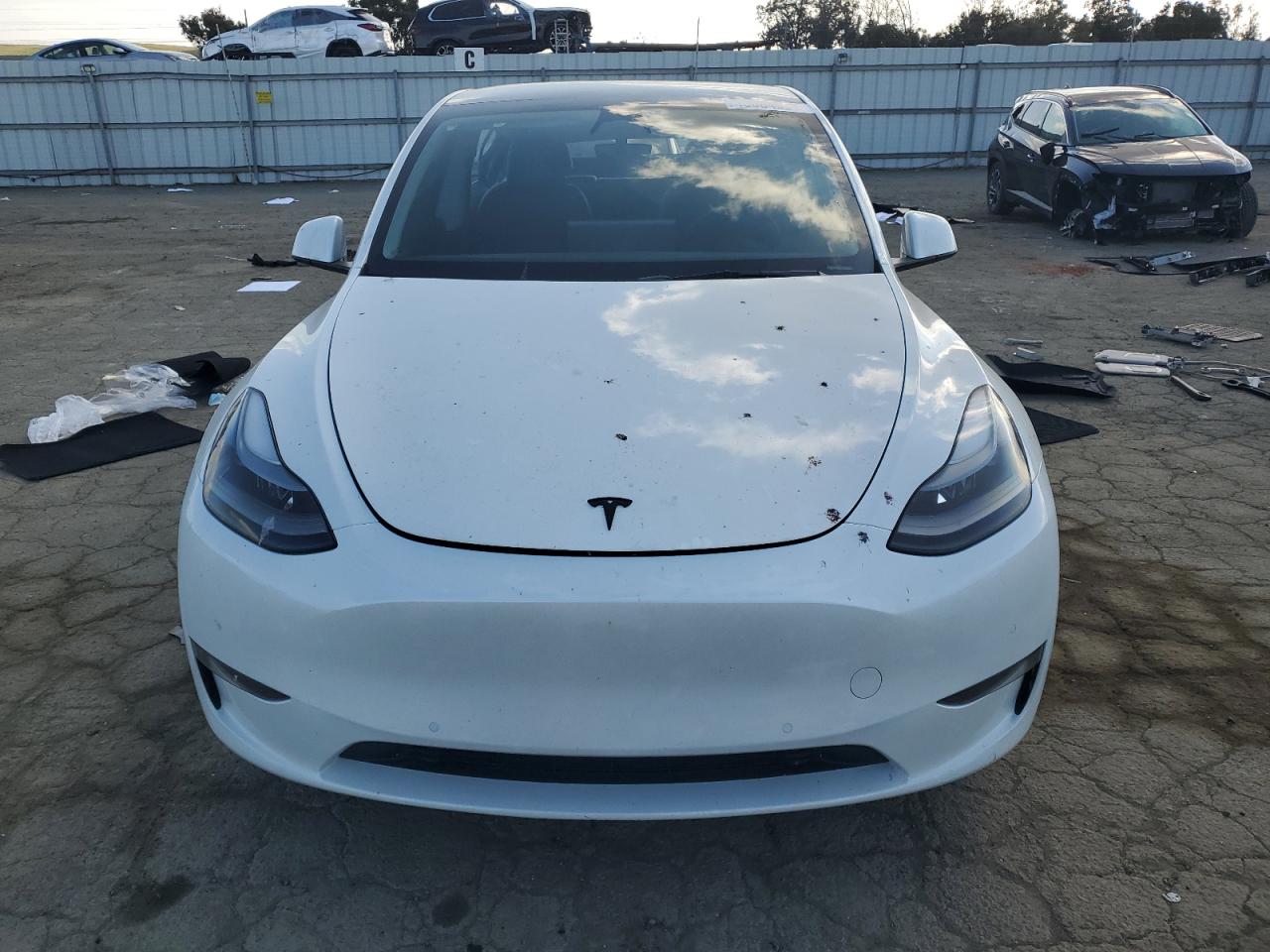 2022 TESLA MODEL Y  VIN:7SAYGDEF1NF342071